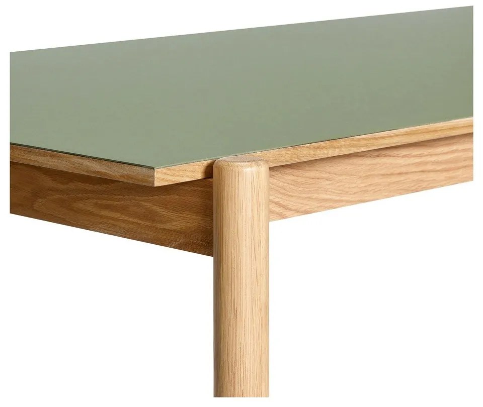 Трапезна маса от масивен дъб 107x190 cm Oblique – Hübsch