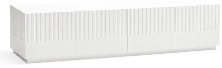 Бял скрин за телевизор Doric - Teulat