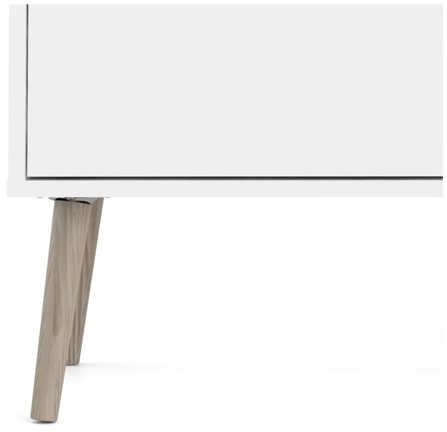 Бял скрин 196x82x39 cm Oslo – Tvilum