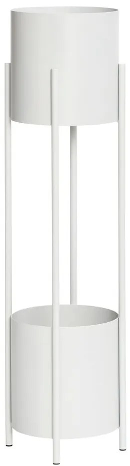 Бяла метална стойка за цветя Стойка, височина 1 м - Hübsch