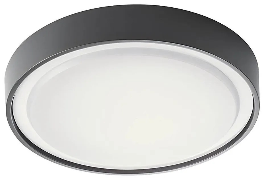 Redo 90155 - Екстериорна LED лампа за таван PONZA LED/16W/230V Ø 26 см IP65
