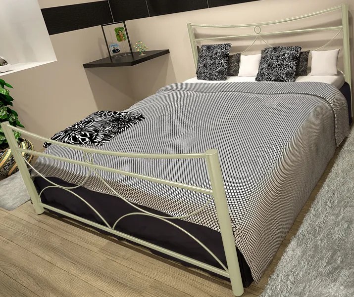 Легло Pier-150x200-Ecru-Με ποδαρικό