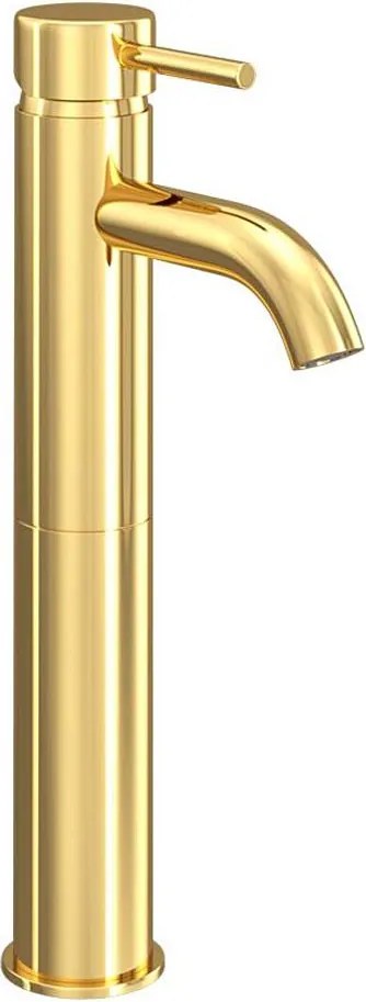 Смесител за умивалник DRAGOR 29 см, полирана месингова повърхност