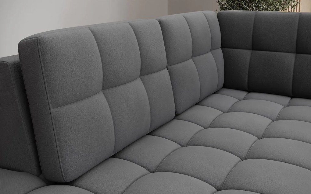 Ъглов диван Bale U-Антрацит-Ляв