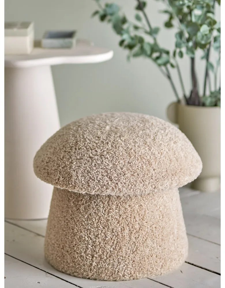 Бежова табуретка от букле Bocca – Bloomingville