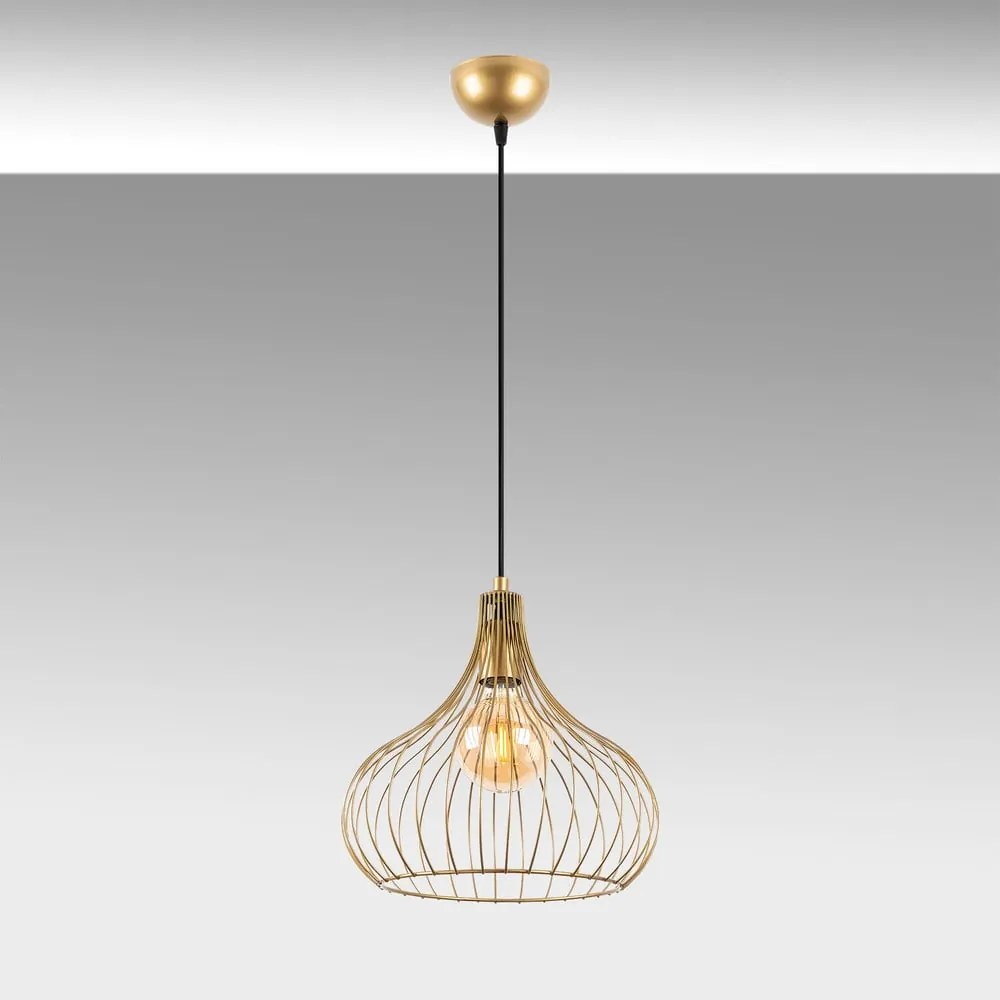 Висящо осветително тяло с метален абажур ø 22 cm Teldemia – Opviq lights