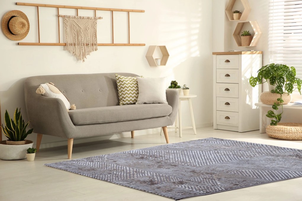 Килим colore colori ostia 7100-сив - син-130 x 190 см.