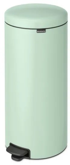 Кош за боклук с педал Brabantia NewIcon 1008851, 30 л, Плавно затваряне, Противоплъзгаща основа, Светлозелен