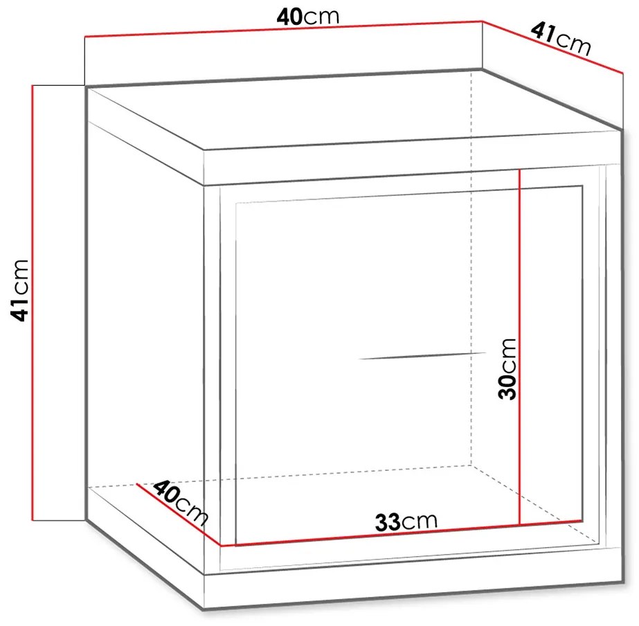Нощно шкафче Mediolan-Without foot