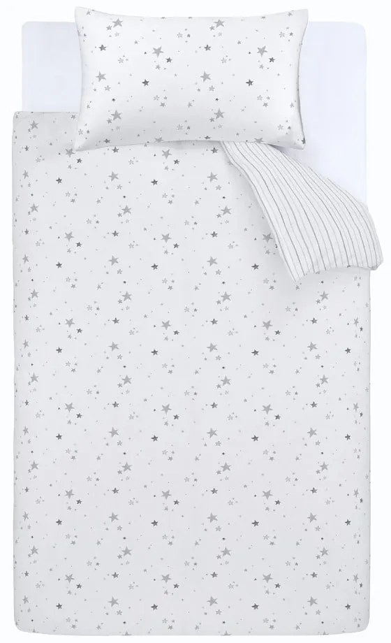 Единично памучно детско спално бельо 120x150 cm Stars – Bianca
