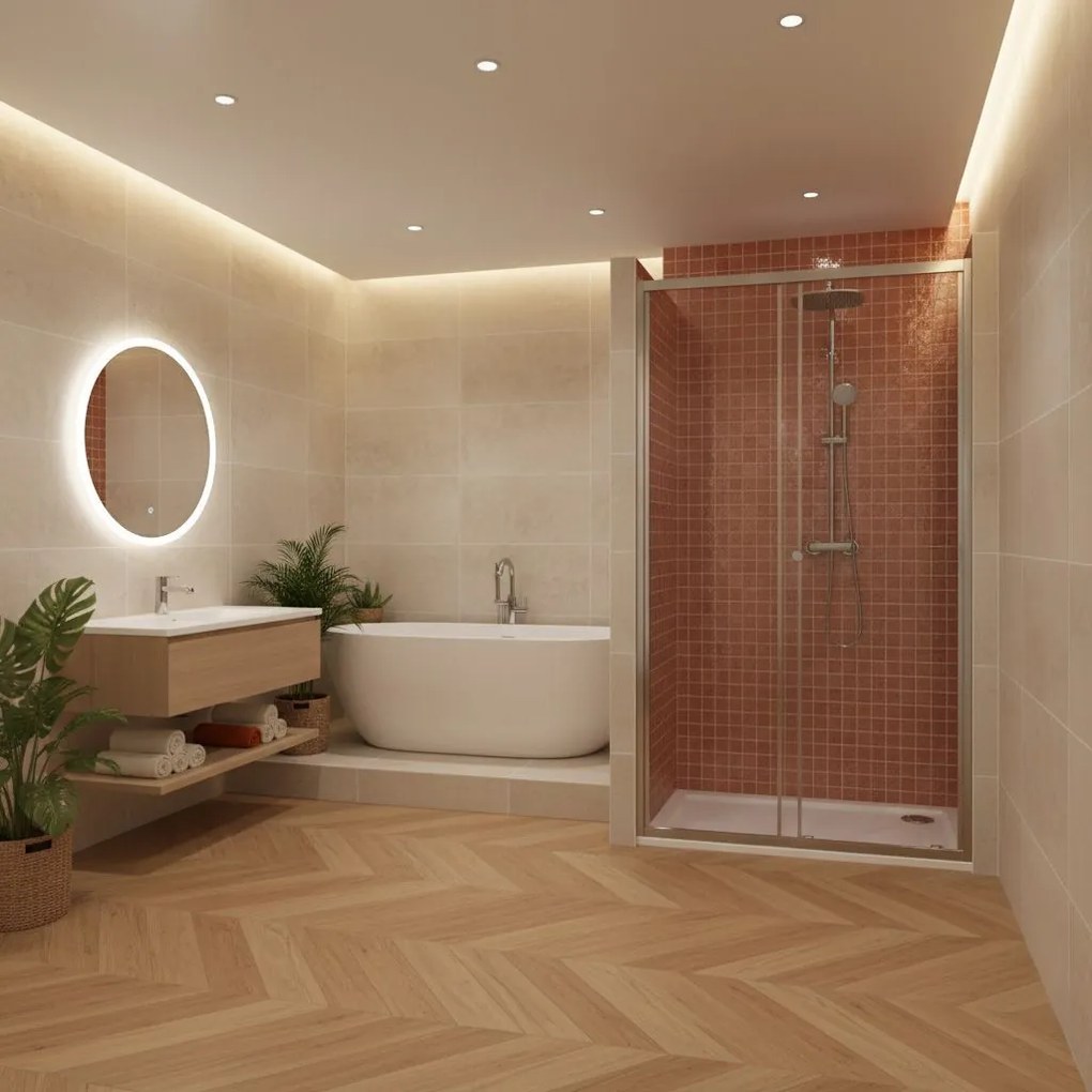 Врати за душ кабини Rea Primo Slide 110 Chrome