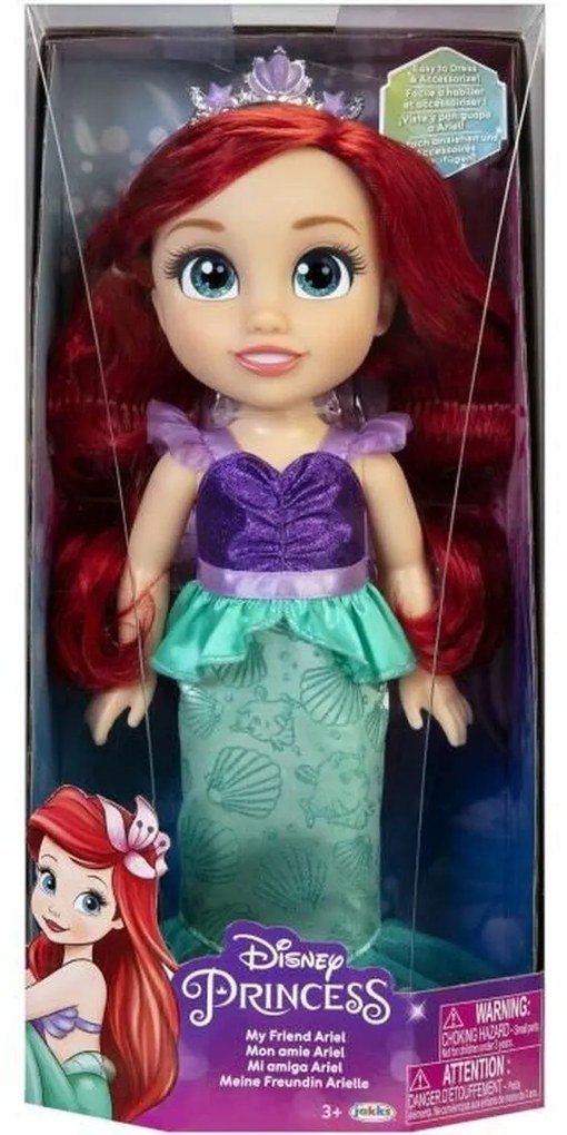 Бебешка кукла Jakks Pacific Ariel 38 cm Принцесите на Дисни