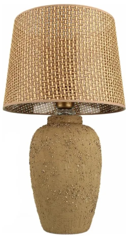 Настолна лампа RAMZES 1xE27/40W/230V кафява