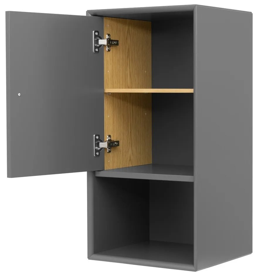 Тъмно сив компонент с врата 33x43 cm Z Cube - Tenzo
