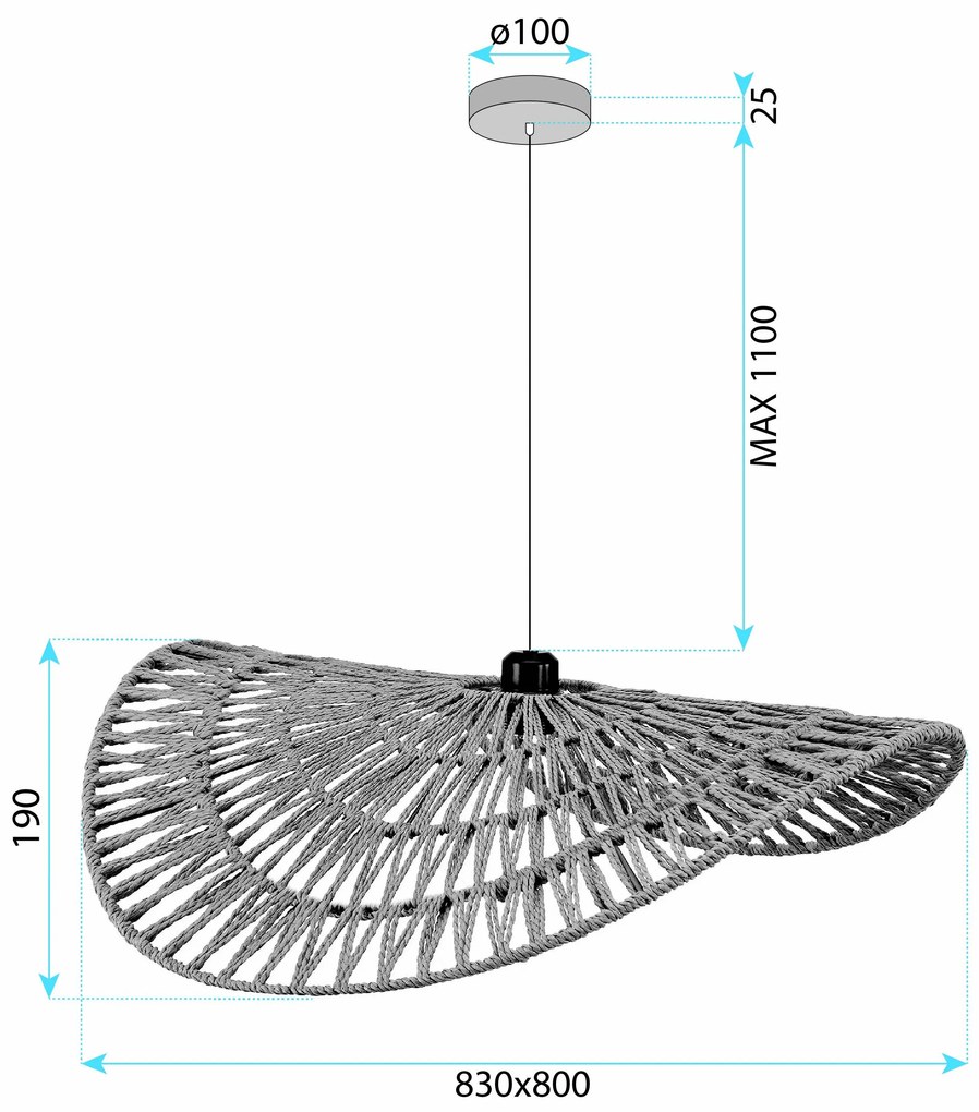 Пендел BOHO APP1740-1CP 80CM