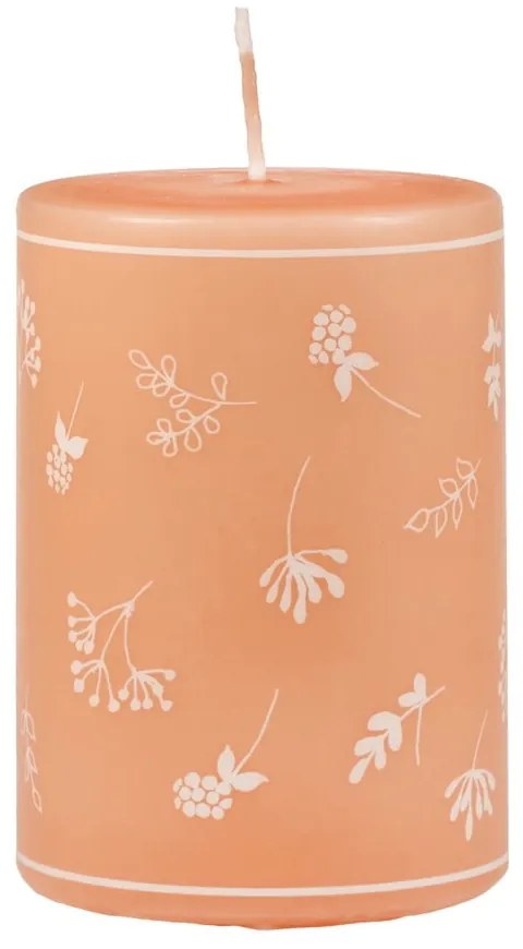 Оранжева свещ , време на горене 30 ч. Fleur - Unipar