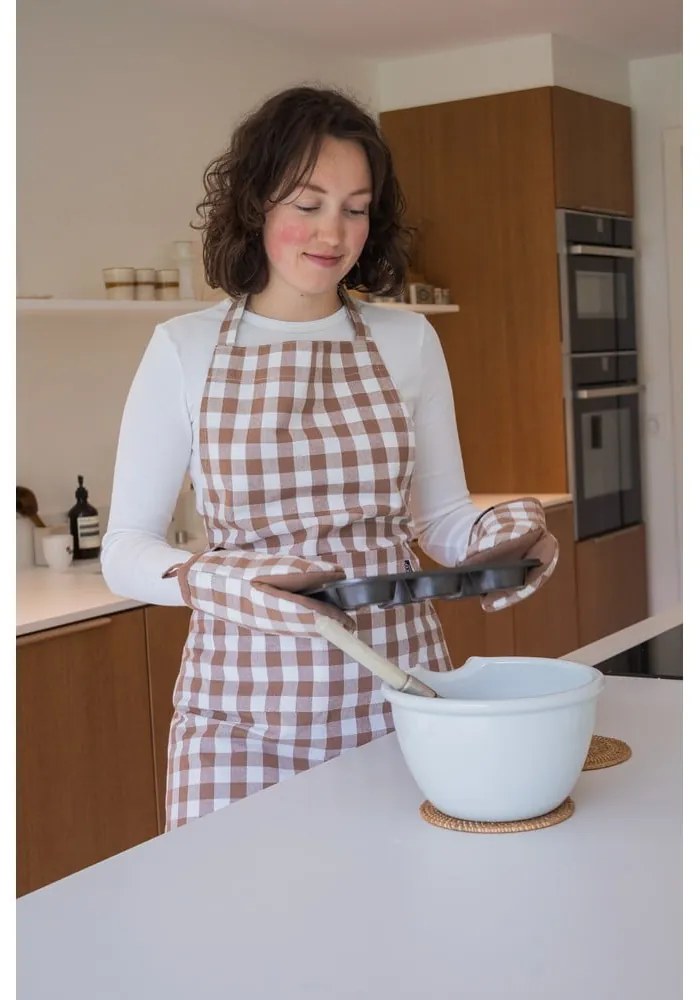 Памучни кухненски ръкавици в комплект от 2 бр. Gingham – Tiseco Home Studio