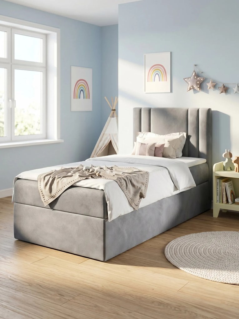 Тапицирано легло Carmen Mini-Gkri-80 x 200-Aristera