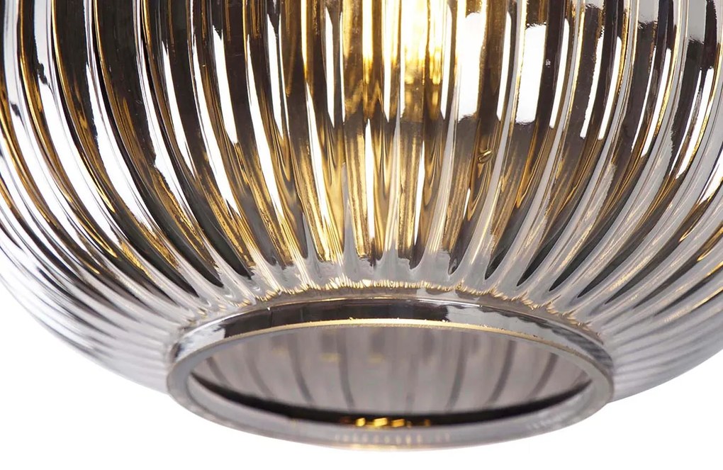 Интелигентен плафон черен с опушено стъкло с Wifi A60 - Karel