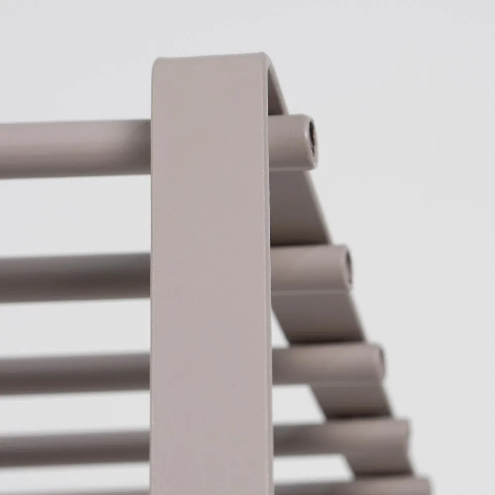 Кафяво-сива метална стенна закачалка с рафт 70 cm Rex – Spinder Design