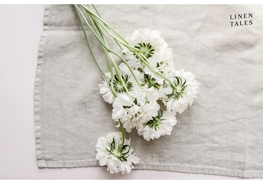 Бежова ленена кърпа за чай , 65 x 45 cm - Linen Tales