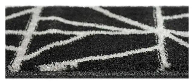 Черни килими за стълби в комплект 13 бр. 22x73 cm Striped – Mila Home