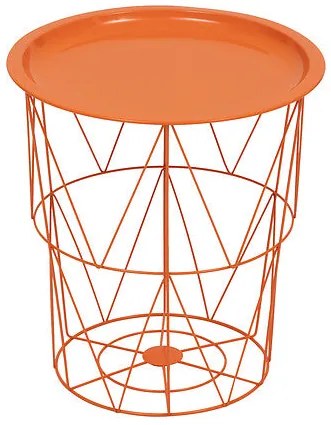 Помощна маса atmosphera Kumi, Метал, Ø37 cm - Черен