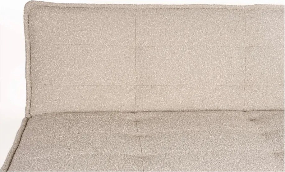Бежов сгъваем диван от букле 184 cm Cielke – White Label