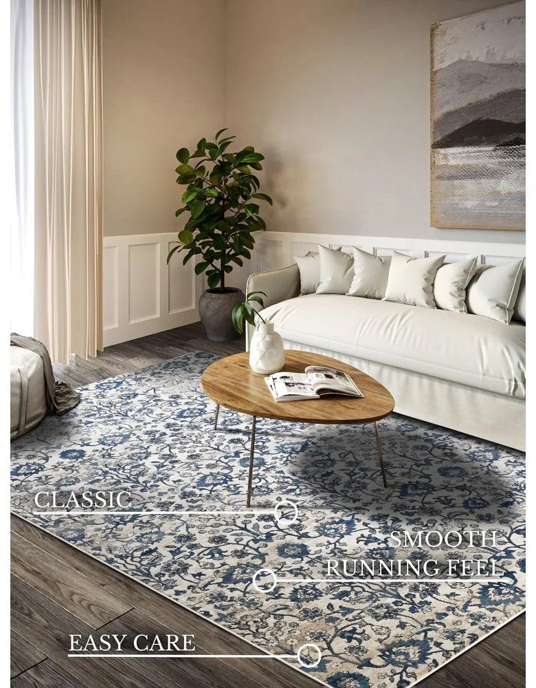 Синьо-кремав килим 200x280 cm Ernest – Villeroy&amp;Boch