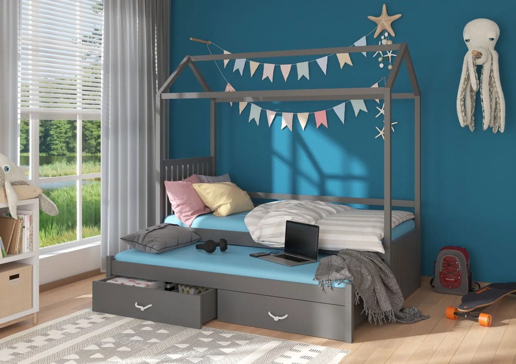 Бебешко Детско легло Umea-180 x 80-Without protector-Gkri