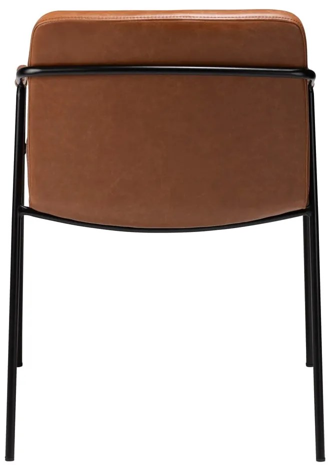 Стол за хранене от кафява изкуствена кожа Boto - DAN-FORM Denmark