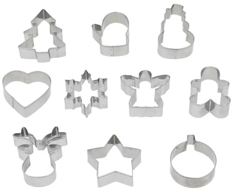 Формички за бисквитки в комплект 10 бр. с коледни мотиви – Blomsterbergs