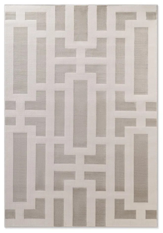 Сив/кремав килим 120x170 cm Perles Onyx – Elle Decoration