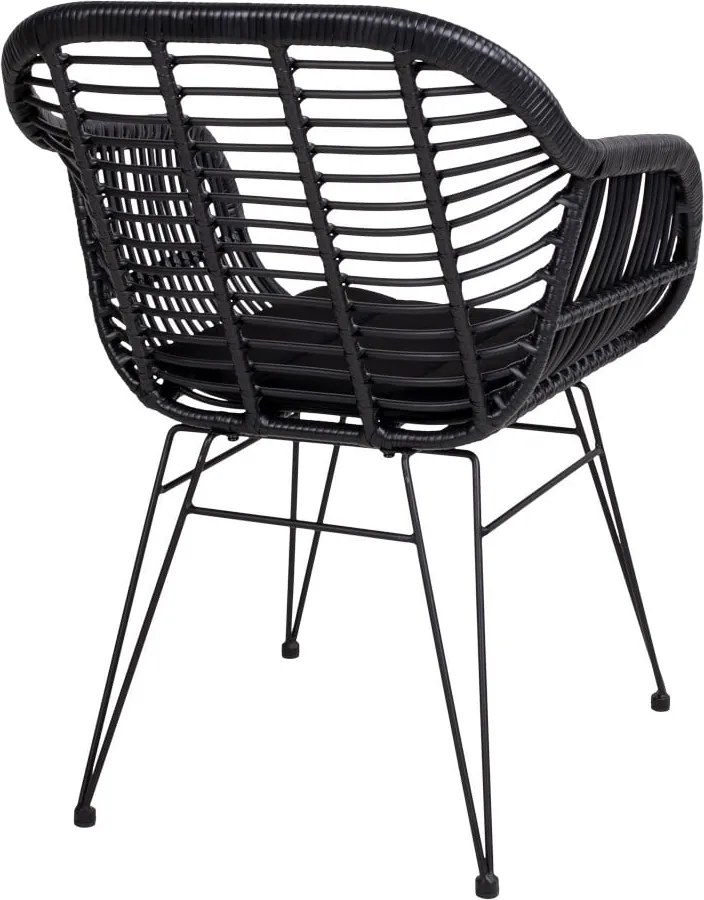 Комплект от 2 фотьойла от ратан за открито с възглавница Trieste - House Nordic