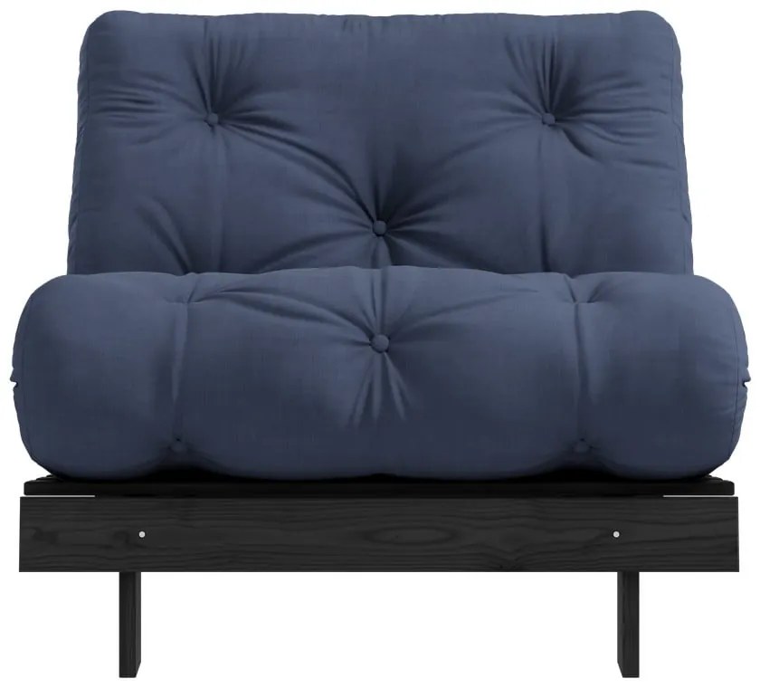 Тъмносиньо кресло Roots Black Night – Karup Design