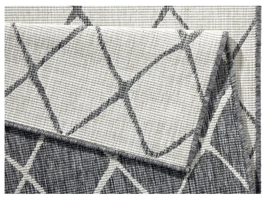 Сив и кремав килим на открито , 200 x 290 cm Malaga - NORTHRUGS