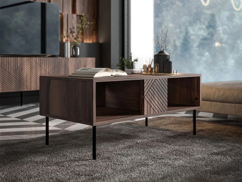 Масичка за кафе Art Deco-Кафяво