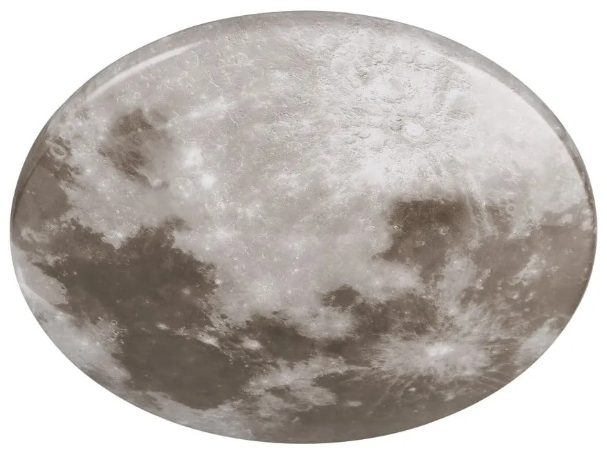 Сива LED детска лампа за таван ø 37 cm Moonika – Trio