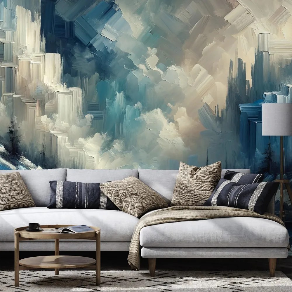 Тапет – Импресионистичен зимен пейзаж