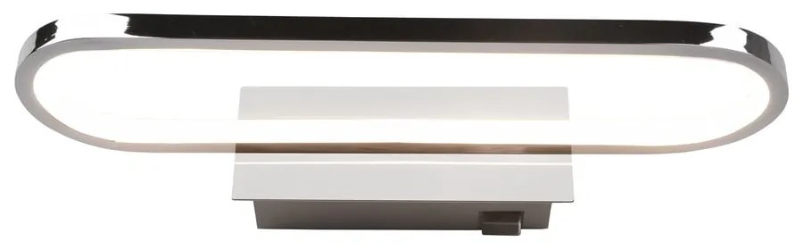 LED лампа за стена в лъскаво-сребрист цвят (дължина 40 см) Gianni - Trio