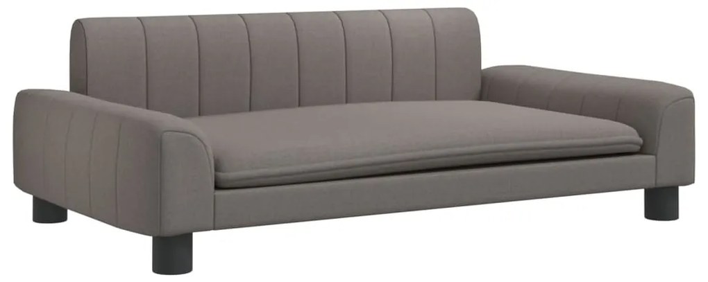 3196261 vidaXL Детски диван, таупе, 90x53x30 см, текстил