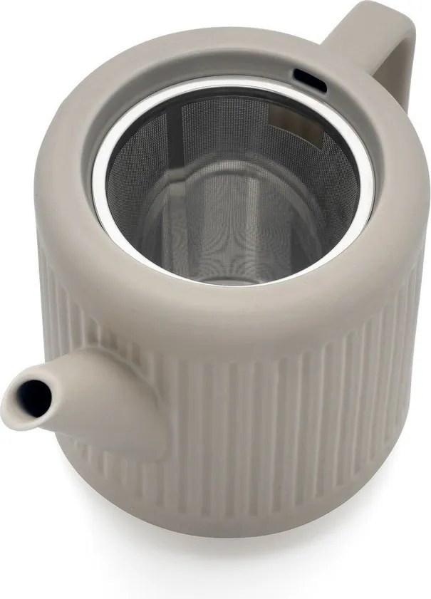 Сив порцеланов чайник с цедка 1,2 l Skagen – Bredemeijer