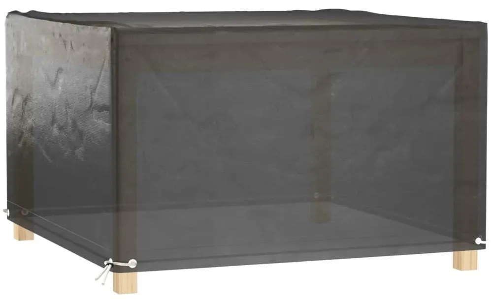 3155344 vidaXL Покривала за мебели 2 бр 8 капси 132x132x80 см квадратни