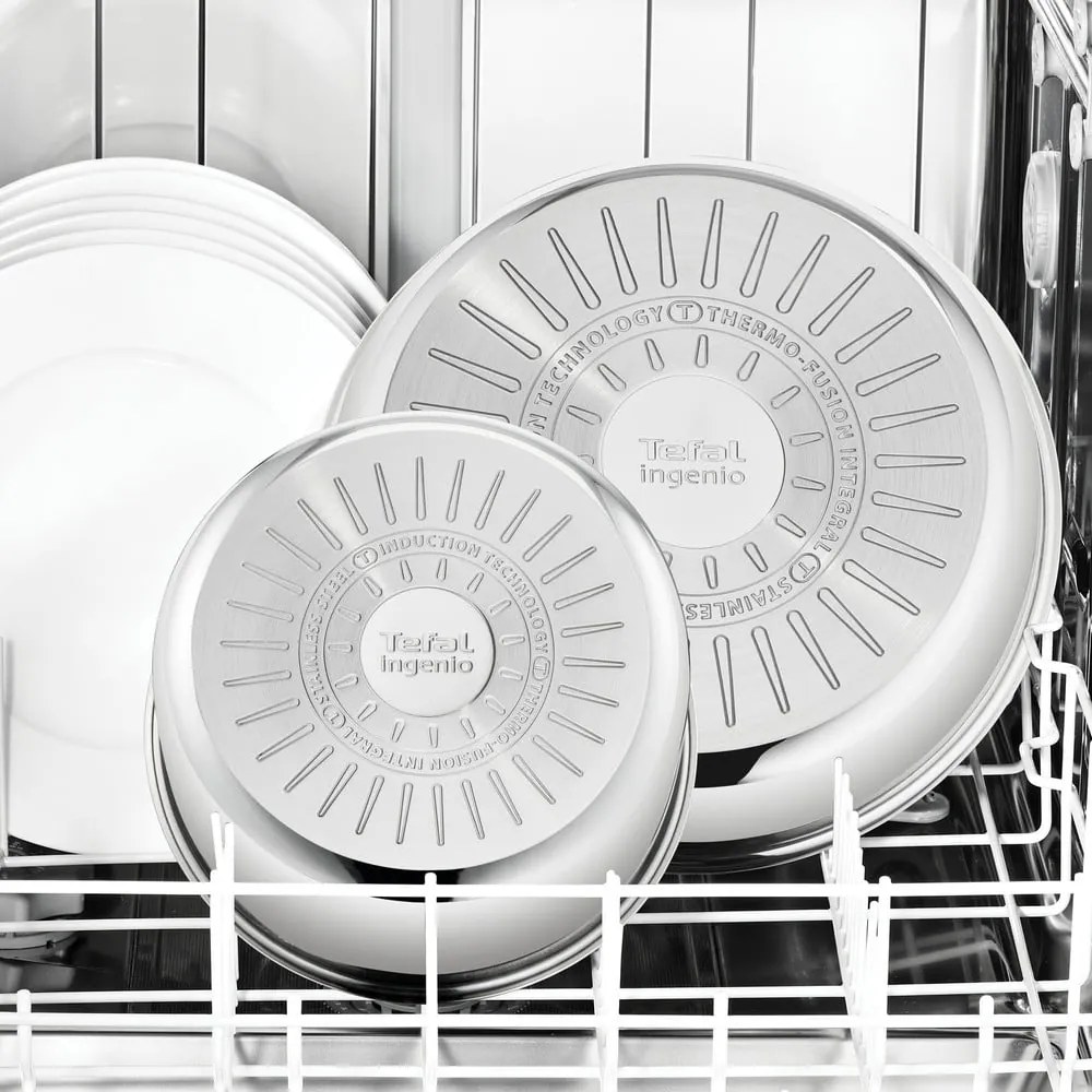 Комплект съдове 13 бр. от неръждаема стомана INGENIO Emotion L897DS04 – Tefal