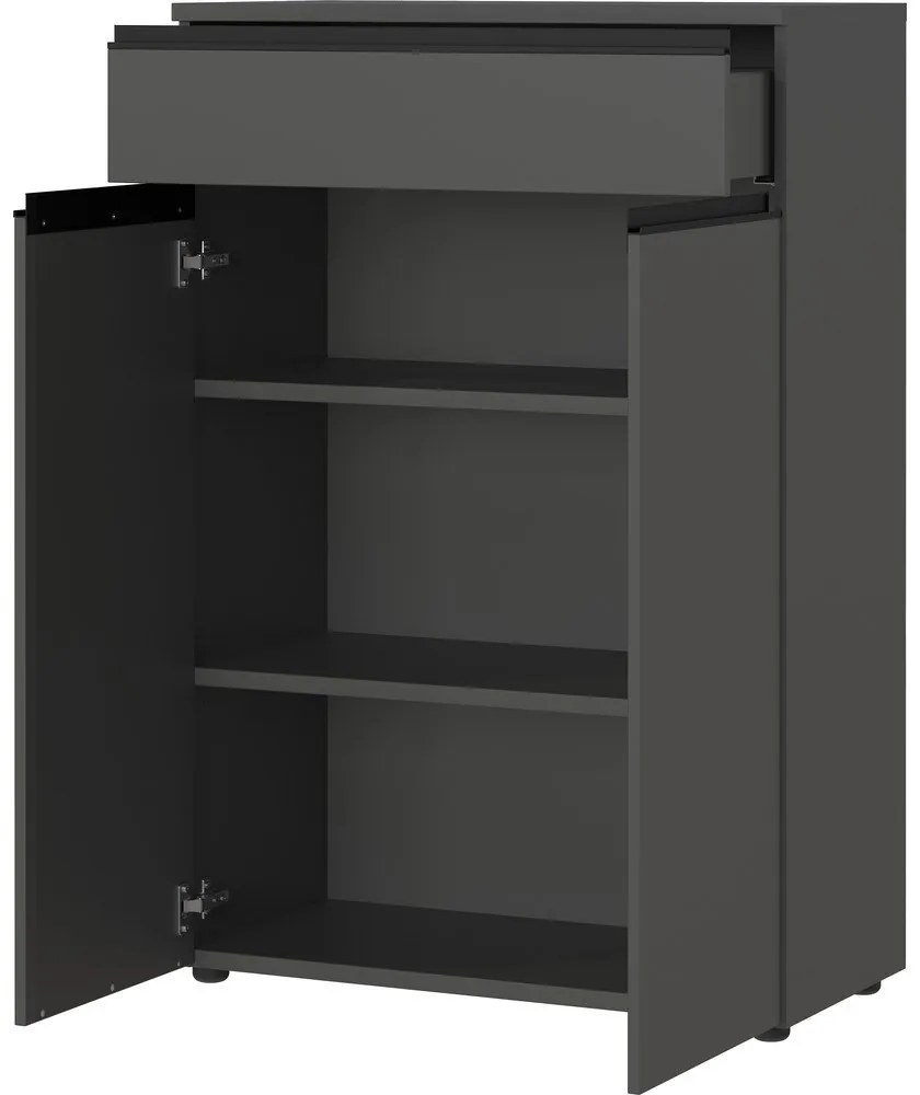 Антрацитно шкафче 81x120 cm Bedano – Germania