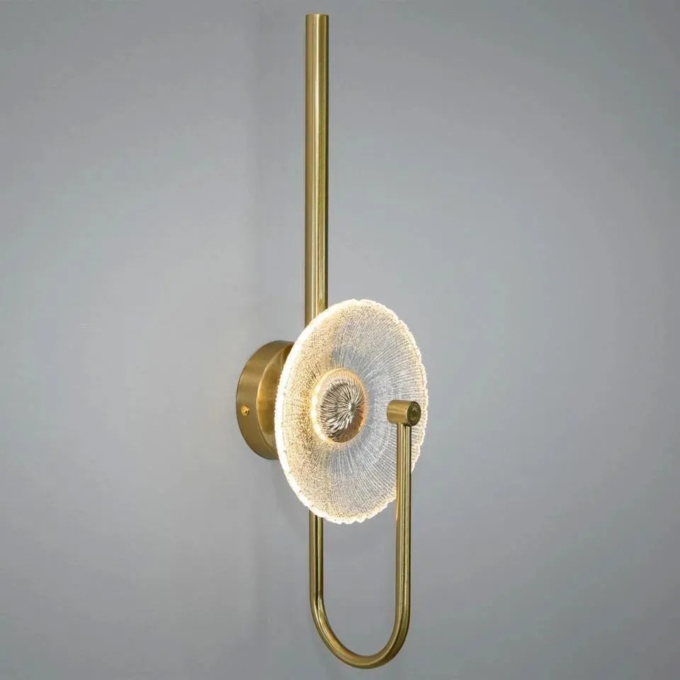 СТЕННА ЛАМПА LED LHJ072-W BRUSH GOLD