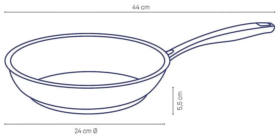 Тиган от неръждаема стомана, ø 24 cm Flavoria - Kela