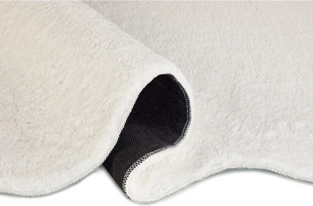Бял килим подходящ за пране 120x170 cm Mellow – Universal