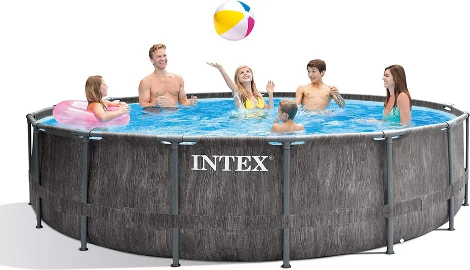 Intex - Басейн с метална конструкция GREYWOOD 549 х 122см 26744NP
