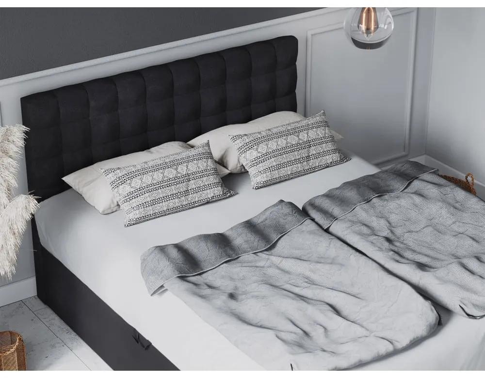 Тъмно сиво двойно легло , 160 x 200 cm Jade - Mazzini Beds